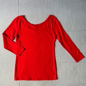 J Crew linen blend top